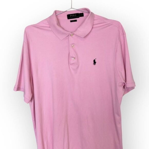 Polo Ralph Lauren Mens L RLX Golf Performance Stretch Solid Short Sleeve Polo Sh - Picture 1 of 6